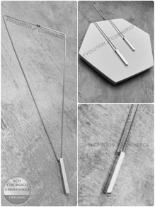 Men's Pendant Necklaces - 銀色 - 查看 5