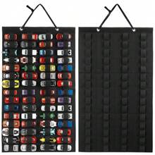 Hanging Organizer For  Wall Mount Display Case Large Capacity Storage Box Bags Hold Up Toy Cars Gift - Blue - View 4