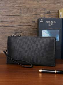 Borsetta da donna semplice e basic, con ampia capacità, due scomparti, per telefono cellulare, casual business, portatile, a tracolla, quadrata, borsetta, borsa per organizer, da viaggio, scuola, ufficio, all'aperto, lavoro, vintage, San Valentino, nera, con adesivi, regali di San Valentino, vintage, stile sportivo, confezione regalo, borse primaverili, borse vintage, regali per uomo