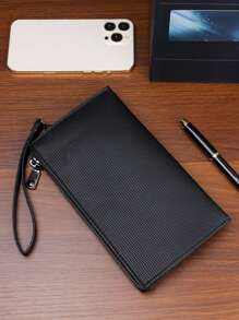 Borsetta da donna semplice e basic, con ampia capacità, due scomparti, per telefono cellulare, casual business, portatile, a tracolla, quadrata, borsetta, borsa per organizer, da viaggio, scuola, ufficio, all'aperto, lavoro, vintage, San Valentino, nera, con adesivi, regali di San Valentino, vintage, stile sportivo, confezione regalo, borse primaverili, borse vintage, regali per uomo