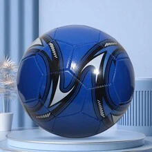 With Needle 1PC Size 5 Football PVC Material Yellow Color Standard Size Official, Excercise For Outdoor Team Sports - Black and White - View 5