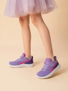 Boys Girls Sneaker Athletic Tennis Running Shoes Comfortable And Breathable Back To School Shoes - Màu tím - Xem 1