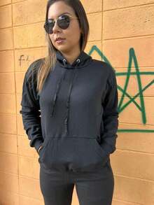 Women Sweatshirts - 黑色 - 查看 1
