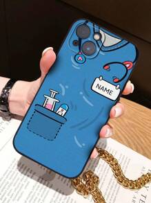 1 件定制姓名护士手机壳、护士个性化手机壳、医疗护理手机壳、手机系列、适用于 Phone Pro/Pro Max/X/XR/XS/XS Mini/Max 的手机壳、TPU 手机壳、送给医生的有意义的礼物、护士节礼物、适合爱人、情人节、生日和周年纪念日的理想选择 - 藍色 - 查看 3