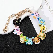 pocket monsters 日系动漫宠物潘吉亚多拉串珠DIY手链饰品卡通吊坠手工DIY串珠手链礼物送给闺蜜，情侣百搭饰品，节日礼物 - 彩色 - 查看 8