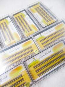 Cílios 30P NESURA EYELASH 8MM T-318-1-3 - Preto - Visão 4