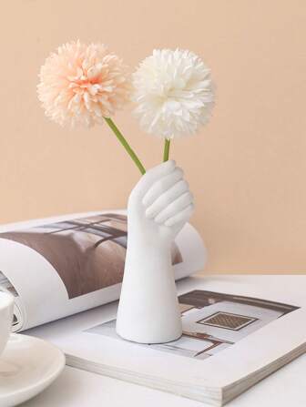 1pc现代简约手工造型干花花瓶家居装饰人体造型北欧ins家居装饰摆件手工艺术插花干花水培装饰摆件