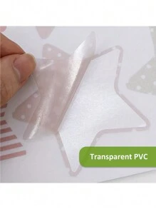 Colorful Flower Shaped Kids' Room Diy Decoration Sticker, Self-Adhesive And - Khaki - View 4