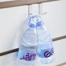 MUZIHOK 2入組不銹鋼色門掛勾,不銹鋼廚房櫥櫃拉手,衣服臥室浴室掛鉤架多掛鉤 - 銀色 - 查看 4