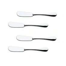Kit 2 Espátula para Manteiga Patê e Geleia de Aço Inox Cozinha Multiuso - Prata - Visão 3
