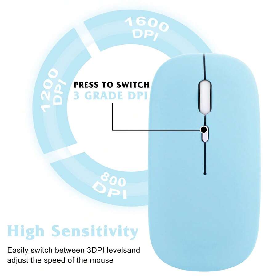 Wireless Bluetooth Mouse For Laptop / Macbook / IPad / IPhone (IOS13.1.
