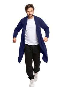 Slim Fitness SLM Men Overcoats - 藏蓝色 - 查看 2