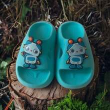 Kids Fashion Slippers - màu xanh lá - Xem 3