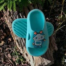 Kids Fashion Slippers - màu xanh lá - Xem 2