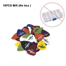 30pcs or 50Pcs Boxed Plastic Colorful Guitar Pick 0.58/0.71/0.81/0.96/1.20/1.50mm 6 Sizes Random Thickness Guitar Ukulele Accessories