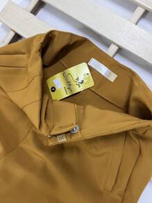 Women Pants - Mustard Yellow - View 3