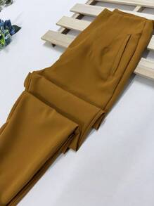 Women Pants - Mustard Yellow - View 8