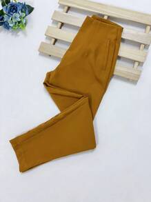 Women Pants - Mustard Yellow - View 6
