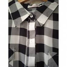 Men Shirts - Black and White - View 2