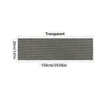 1 Pieza Película De Sombra Solar Para Parabrisas De Coche, Pegatina De Sombra Solar Para Ventana Frontal De Vinilo - Negro - Ver 3