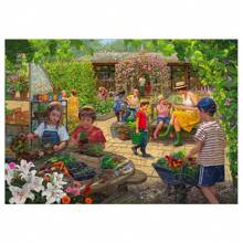 1 pieza Set de bloques de madera rectangulares con hermosos paisajes, asimétricos y con patrones creativos para relajarse, para reuniones en casa de adultos, puzzle de madera para decoración de pared - Multicolor - Ver 7