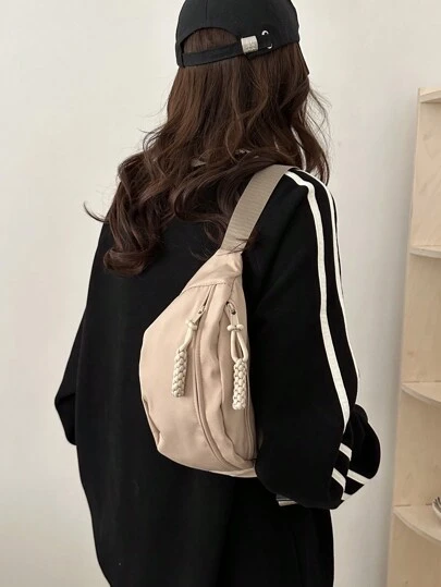 簡約時尚多功能女士腰包