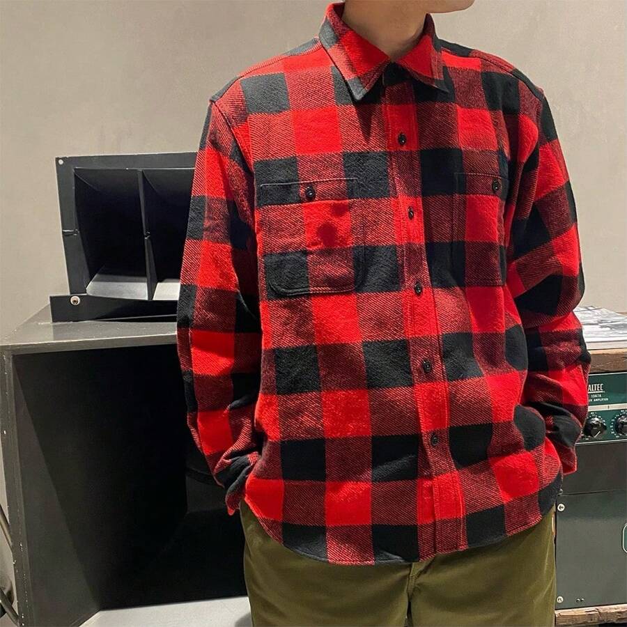 Men Shirts - Red - View 1
