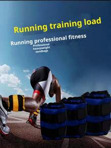 2 quần bó cát, dụng cụ chịu lực, bài tập chạy, bao cát có thể điều chỉnh trọng lượng (Bao bì bên ngoài của sản phẩm được giao ngẫu nhiên) - Màu xanh lam - Xem 5