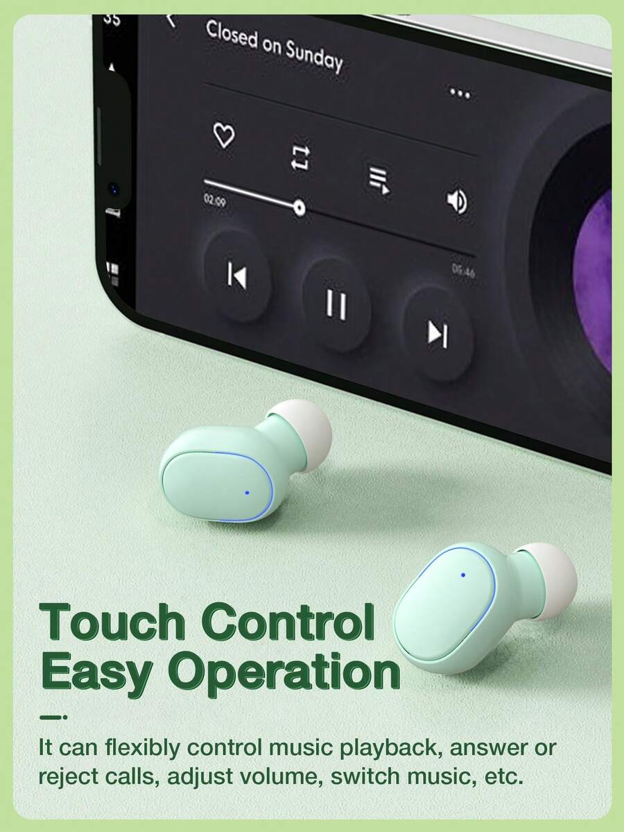 GENAI [Upgraded Version]GENAI Mini Wireless Earbuds In Ear LightWeight