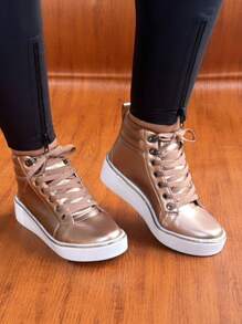 Women Casual Shoes - 銅色 - 查看 3