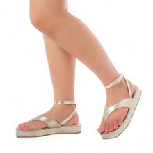 Women Platforms & Wedge Sandals - Dorado - Ver 3