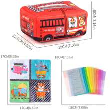 1 盒 15 件婴儿纸巾玩具，蒙特梭利感官丝巾，适合 1 岁婴儿的益智牢不可破的纸