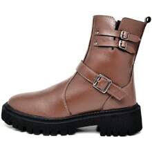 dubuy Women Pant Boots - 鏽棕色 - 查看 4