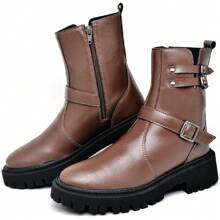 dubuy Women Pant Boots - 鏽棕色 - 查看 2