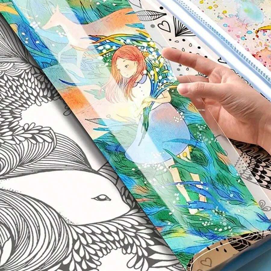 1pc Diamond Painting Storage Album Drawing Storage Book With Durable