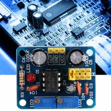 NE555 Module D'impulsions Fréquence D'utilisation Réglable Générateur de Signal D'onde Rectangulaire à Onde Carrée Générateur de Fréquence D'impulsion avec Indication LED - Multicolore - Voir 3