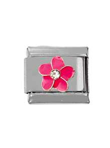 2024 Phong cách mới Áo 9MM Rộng Thép không gỉ Khác nhau Hoa Cây Thực vật Thiết kế DIY Tiếng Ý Làm vòng tay Đồ treo Tiếng Ý Đồ treo Vòng tay - Nhiều màu - Xem 35