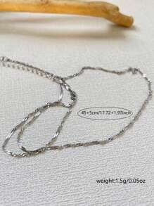 Nooxian Minimalist Chain Necklace