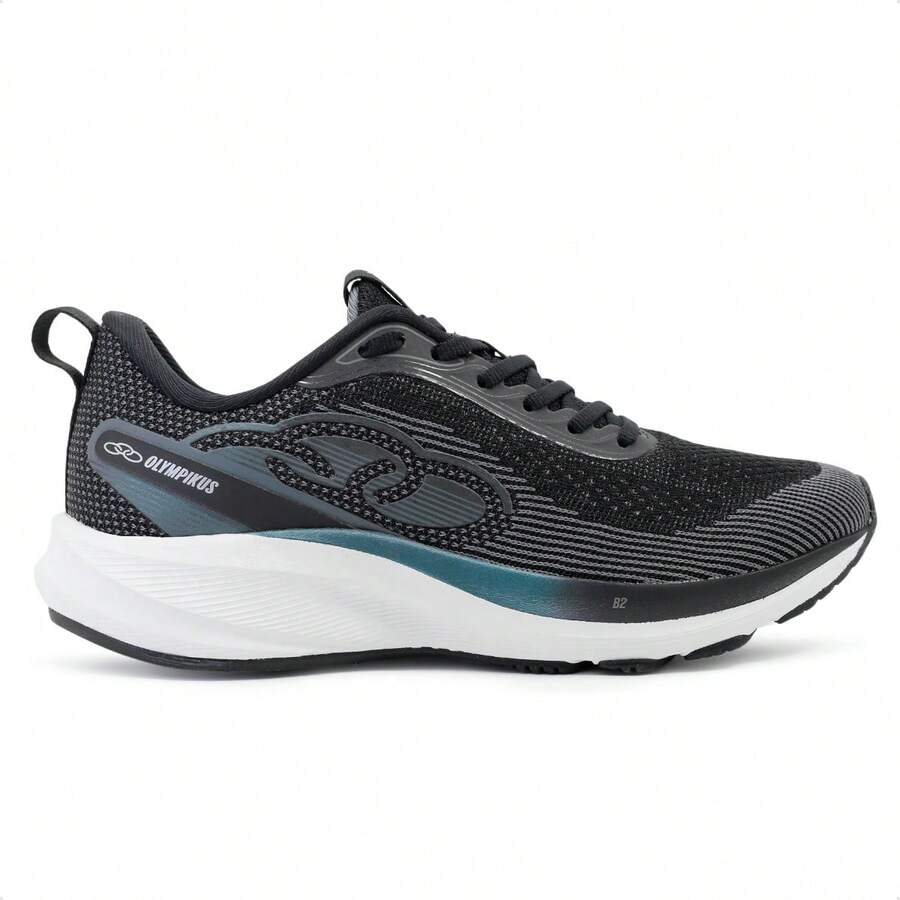 Olympikus Men Sneakers - 黑色/鉛色 - 查看 1