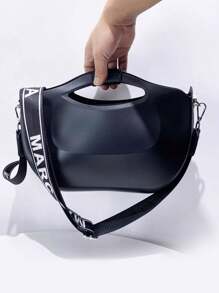 حقيبة جلي شفافة ذات أشرطة عريضة غير تقليدية للحمل عبر الجسم أو باليد موديل جديد لعام 2025