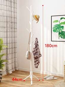 Perchero De Pie Perchero Metálico Para Colgar Ropa 3 Niveles - Blanco - Ver 2