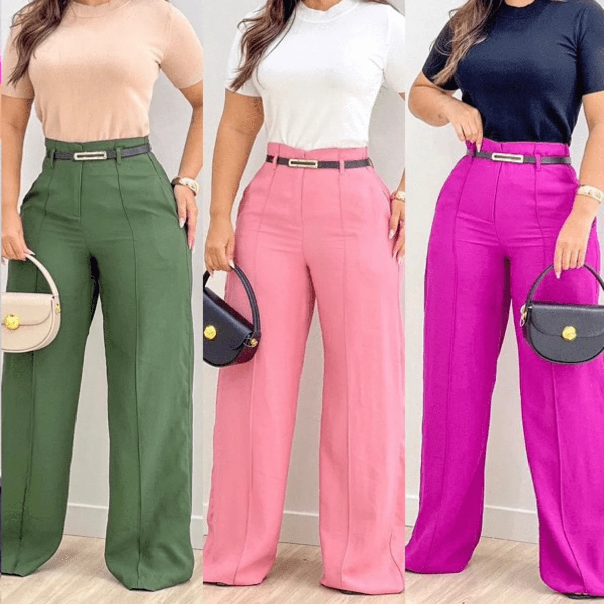 Women Pants - 淺粉色 - 查看 1