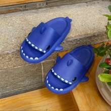 Chanclas Con Diseño De Tiburón  Para Mujer Y Hombre Ideal Para El Verano AL AZAR - Multicolor - Ver 1