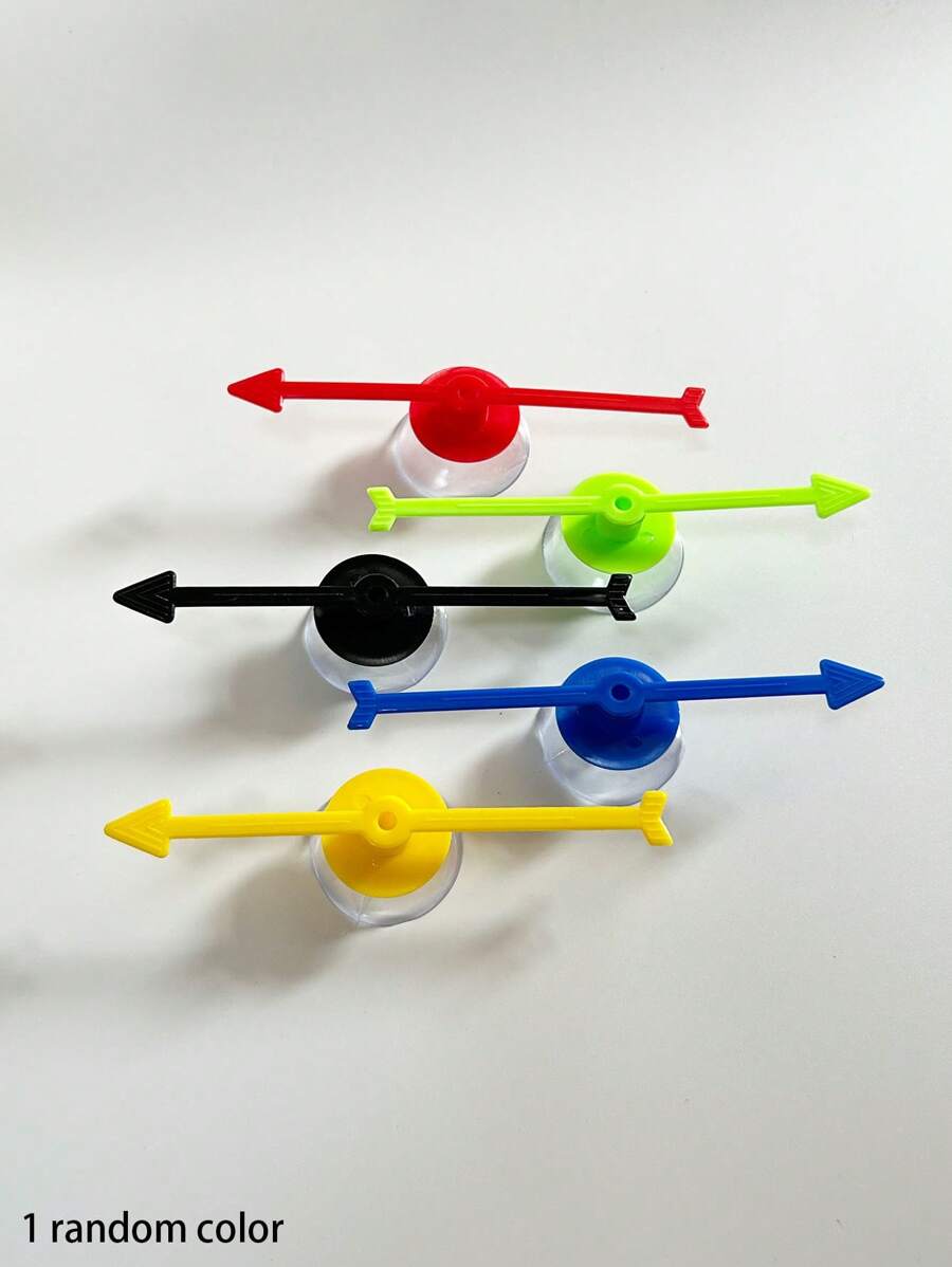 1pc Random Color 10cm Plastic Arrow Spinners Game Spinner Suction Cup Board Arrow Toys Party Home Using Board Spinner,Board Games,Games,Board Game,Board Games,Board Game,Games - Multicolor - View 1