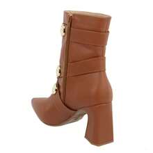 Women Over-The-Knee Boots - 鏽棕色 - 查看 4