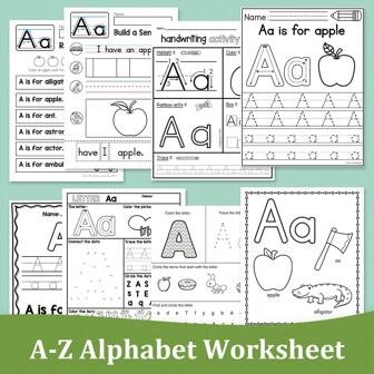 Lachilly 儿童 ABC 字母描摹练习册：学习书写字母、数字和描线，提高儿童书写技能，适合幼儿园及以上儿童的手写活动册，蒙特梭利家庭学校书写工具