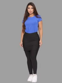 Women Outdoor Leggings - Negro - Ver 1