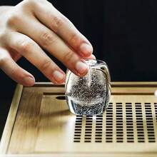 Significado Clásico Del Zen, Fragancia De Vidrio, Tapa Insertada, Juego De Té Kung Fu, Tapa, Tazón, Estante, Soporte - Blanco - Ver 5