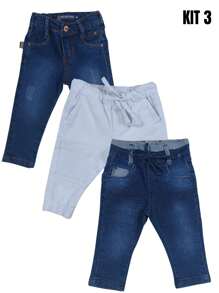 Baby Boys Denim - 中等水洗藍 - 查看 1