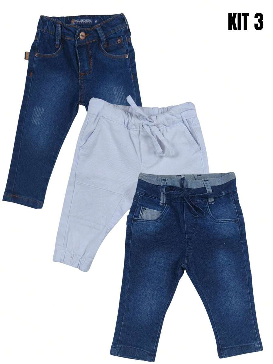 Baby Boys Denim - 中等水洗藍 - 查看 1